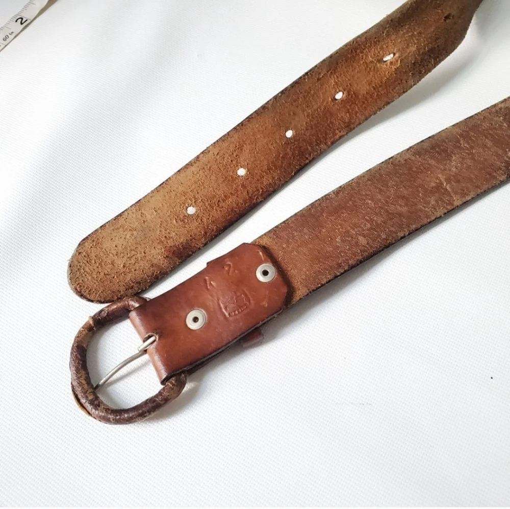 Vintage 1996 Atlanta Olympics Leather Socker Belt